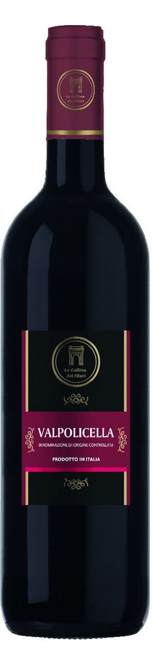Le Colline dei Filari Вино Valpolicella червоне сухе12% 0,75л