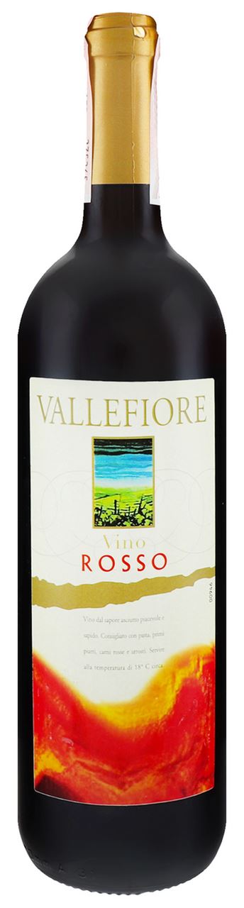 Vallefiore Вино Vino di Tavola Rosso червоне сухе 11% 0,75л