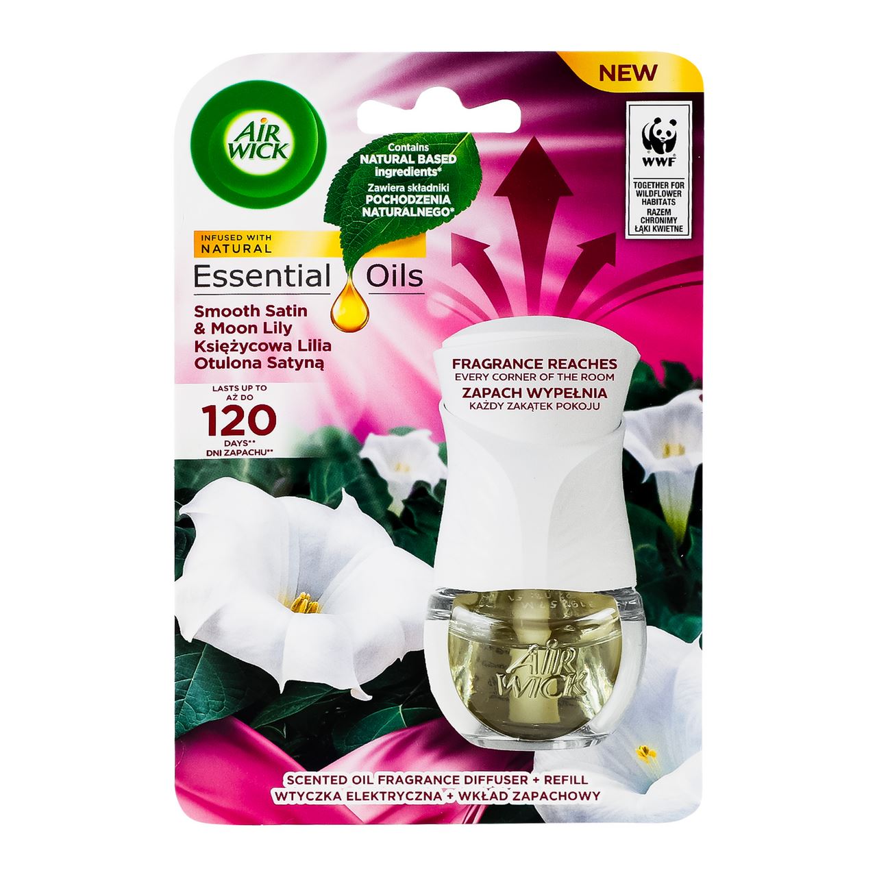 Air Wick Ароматиз повітр Smooth Satin&Moon Lily авт 19мл