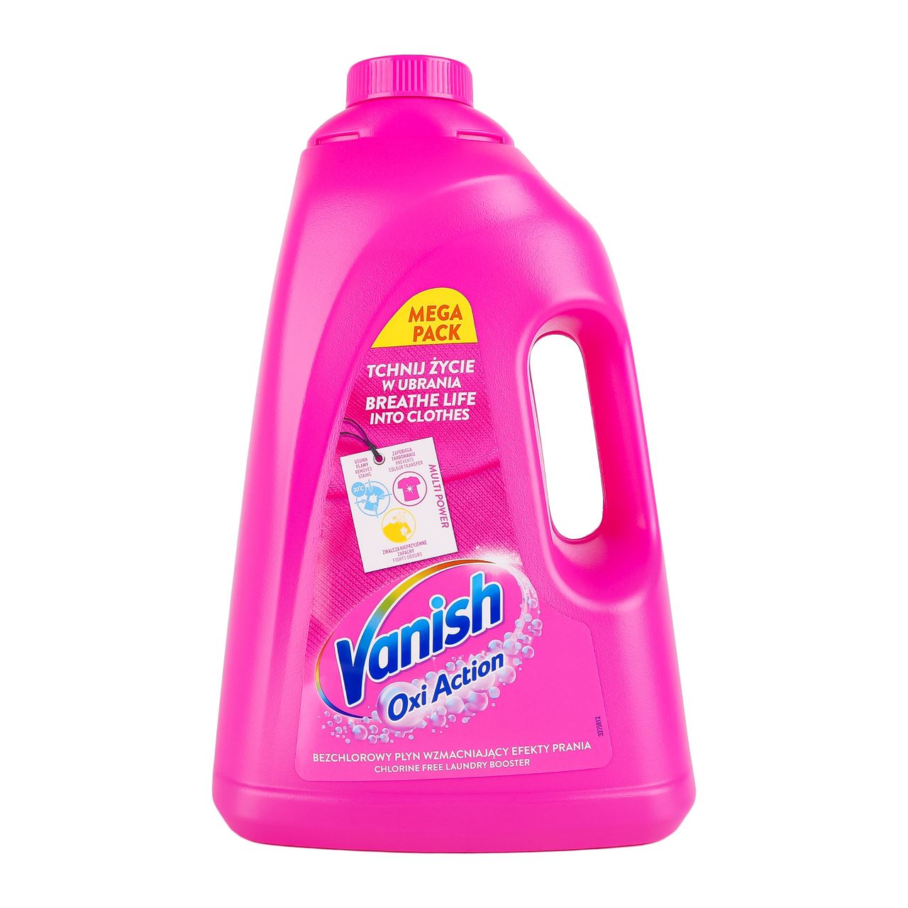 Vanish Гель для видалення плям Oxi action Pink для тканин універсальний 3л