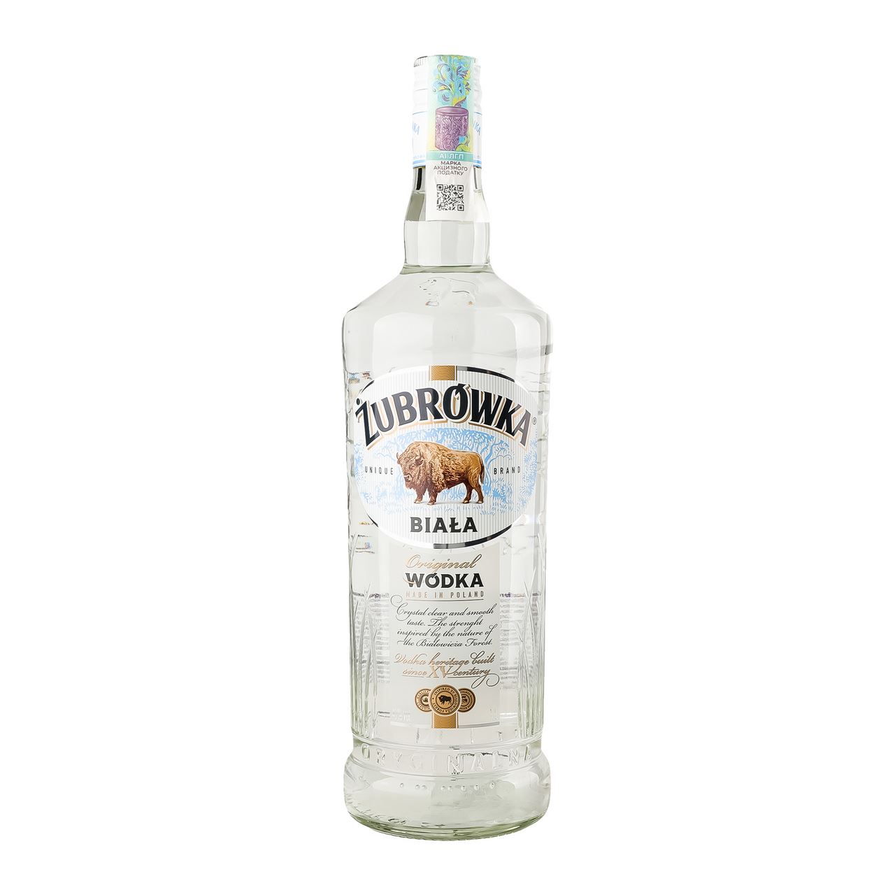 Zubrowka Горілка Biala 40% 1л