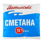 Яготинське Сметана 15% 350г