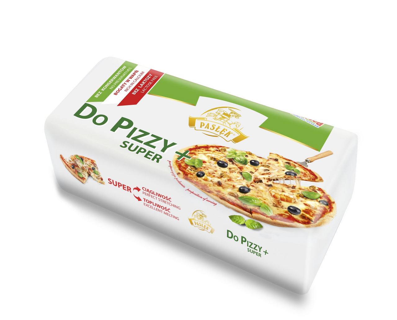 Paslek Продукт сирний До піци Супер 40% блок