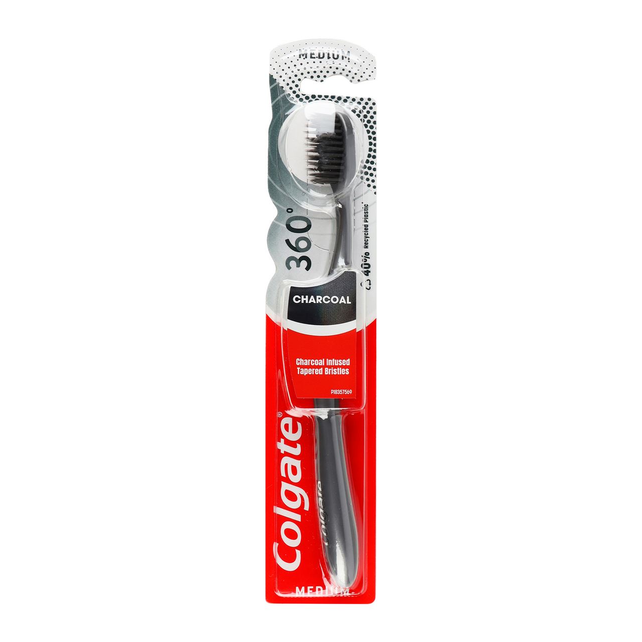 Colgate Щітка зубна 360 Charcoal medium 1шт