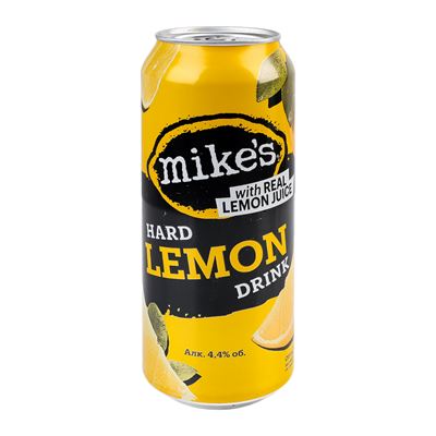 Mike's Пиво спеціальне Hard Drink Lemon пастеризов 4,4% 0,5л