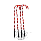 Tarrington House Набір ліхтарів Цукерка 4 прикраси 58см