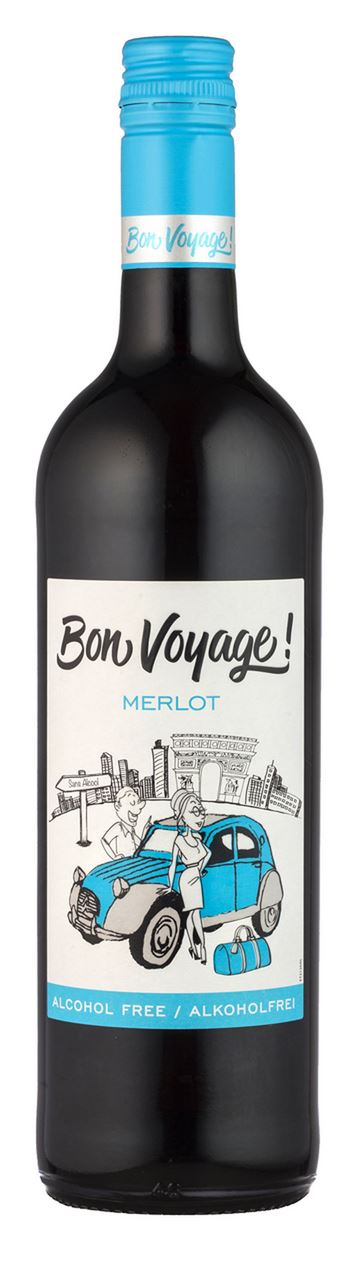 Bon Voyage Вино Merlot б/а 0,75л