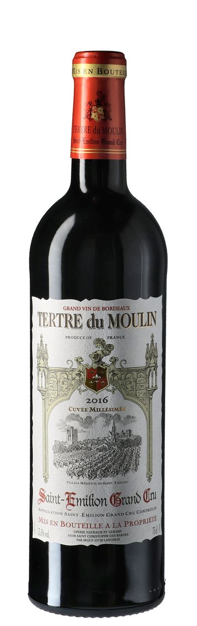 Hateau Tertre Du Moulin Вино Saint Emilion Grand Cru Rouge сухе червоне 0,75л