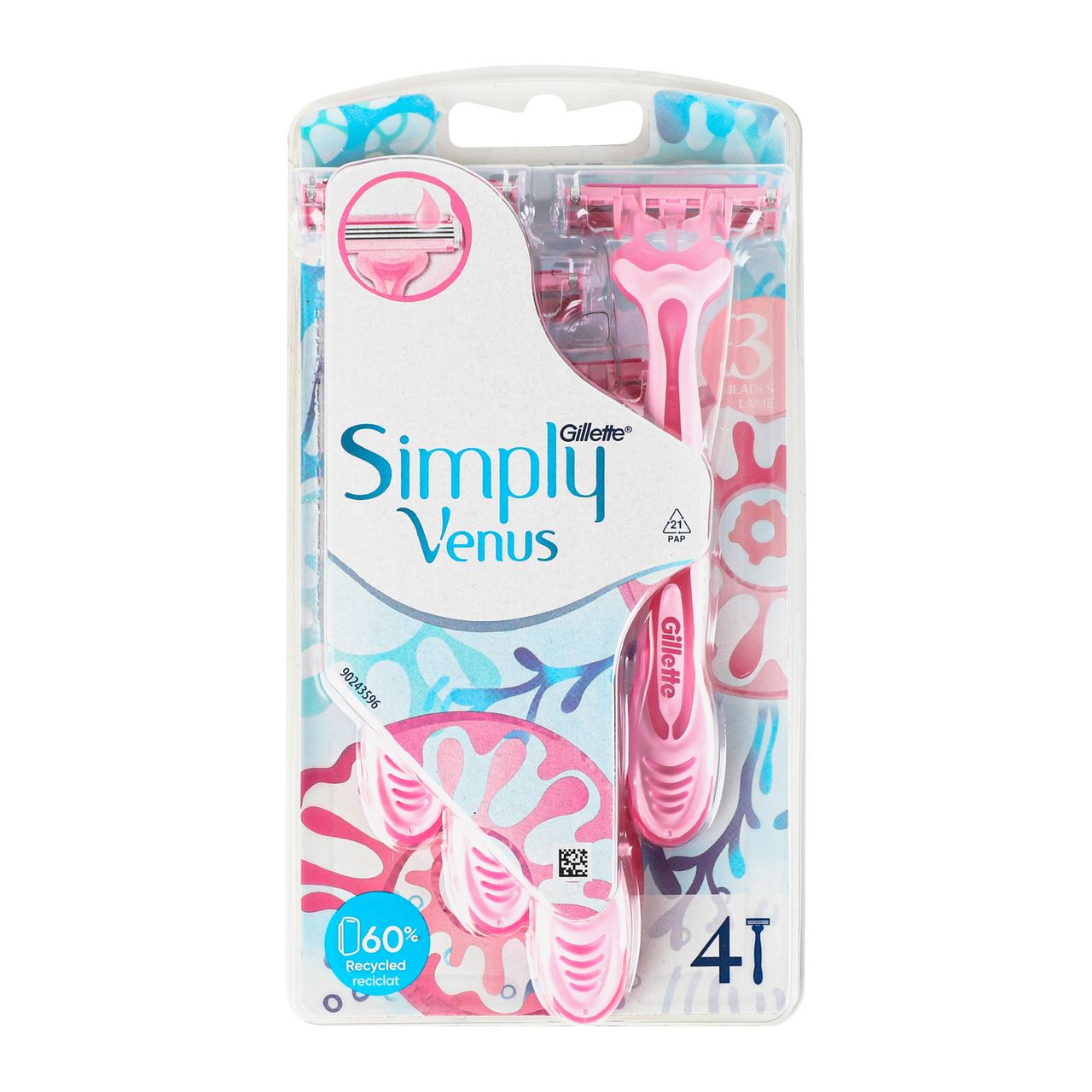 Gillette Бритви одноразові Venus 3 Simply 4шт