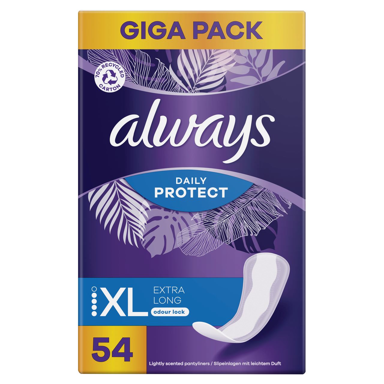 Always Прокладки щоденні Protect Extra Long Quatro 54шт
