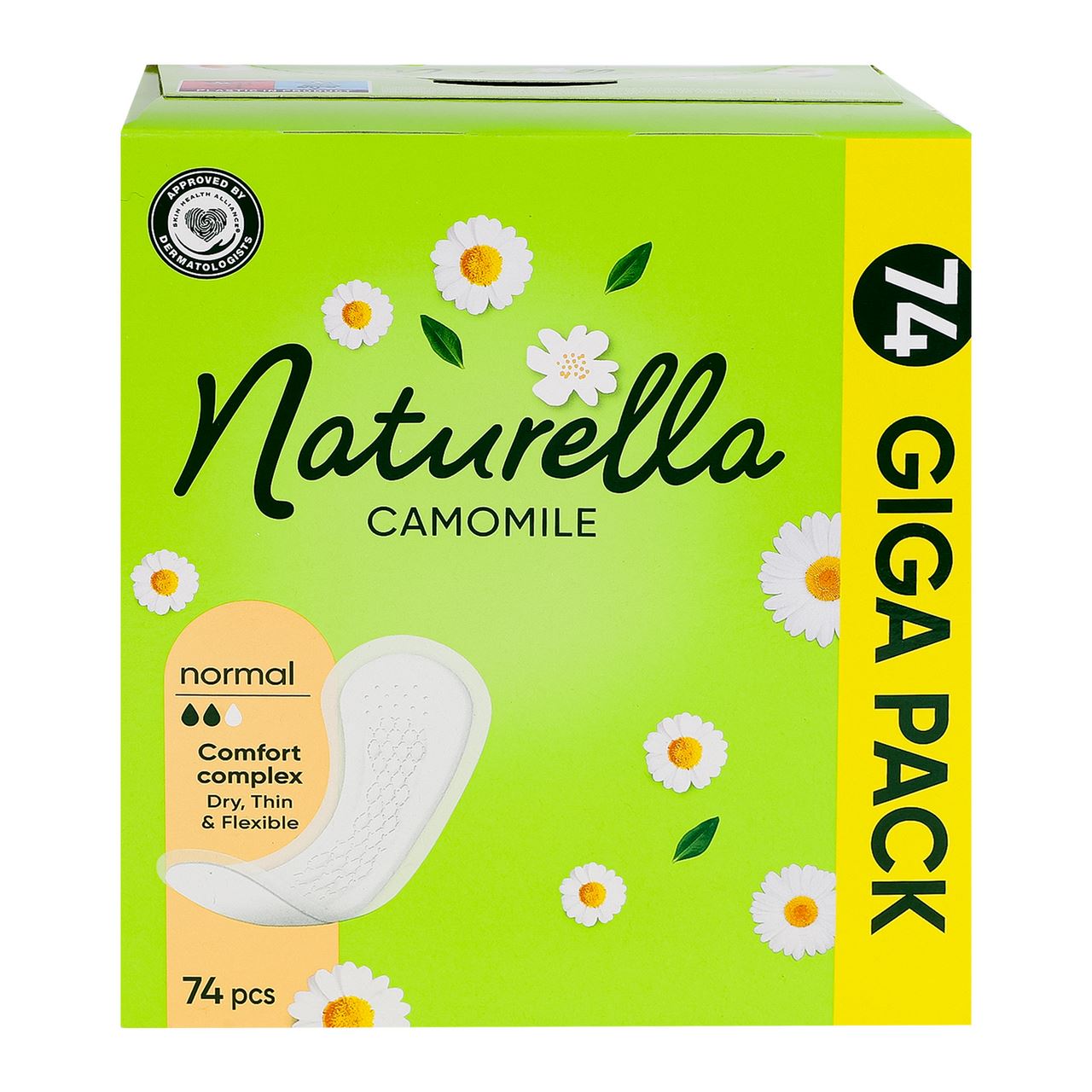 naturella Прокладки щоденні Camomile Normal 4 х 74шт