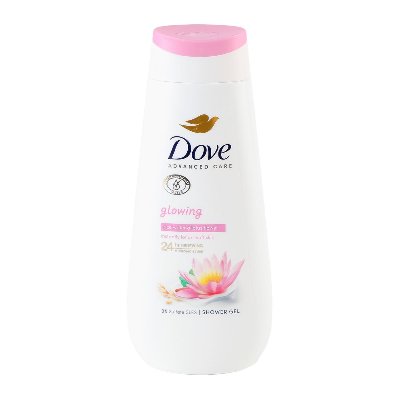 Dove Крем-гель д/душу Glowing Rice water&Lotus flower 225мл