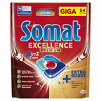 Somat Засіб для миття посуду Excellence Premium 5in1 в посудомийних машинах у капсулах 54шт