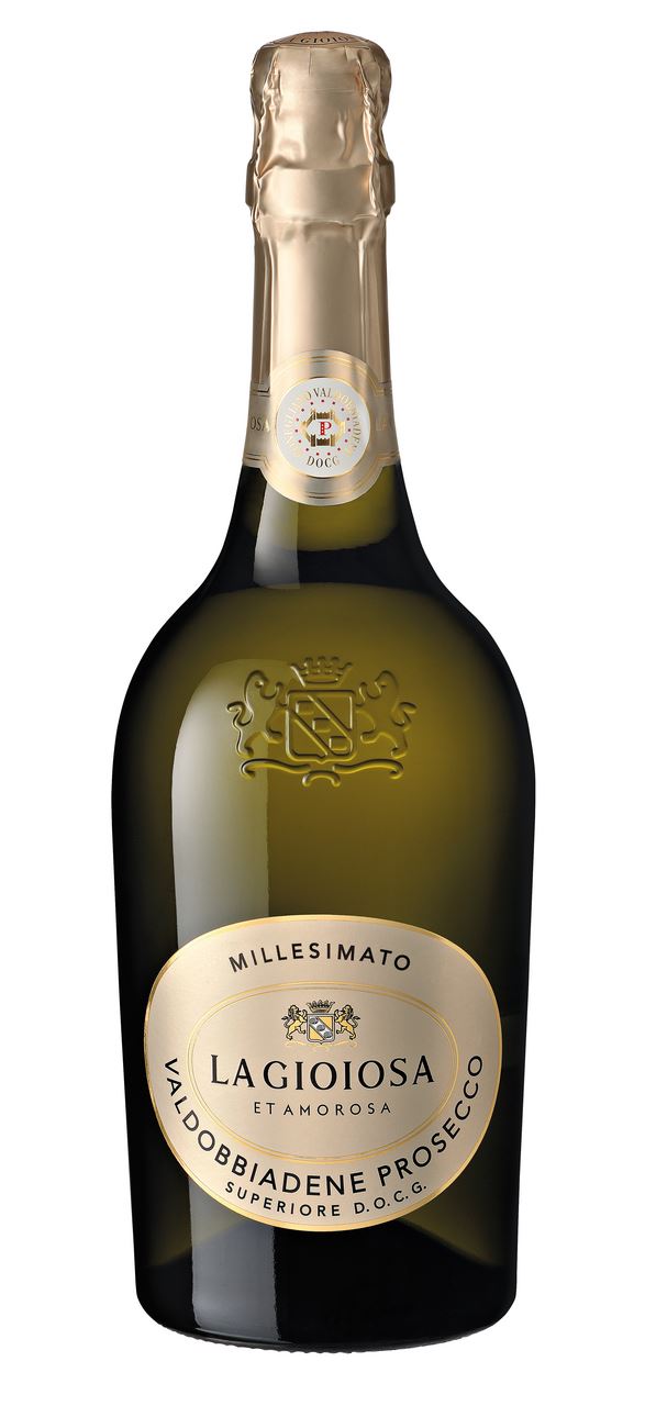 La Gioiosa Вино Prosecco Superiore Valdobbiadene Docg Spumante Brut Millesimato ігристе брют біле 0,75л
