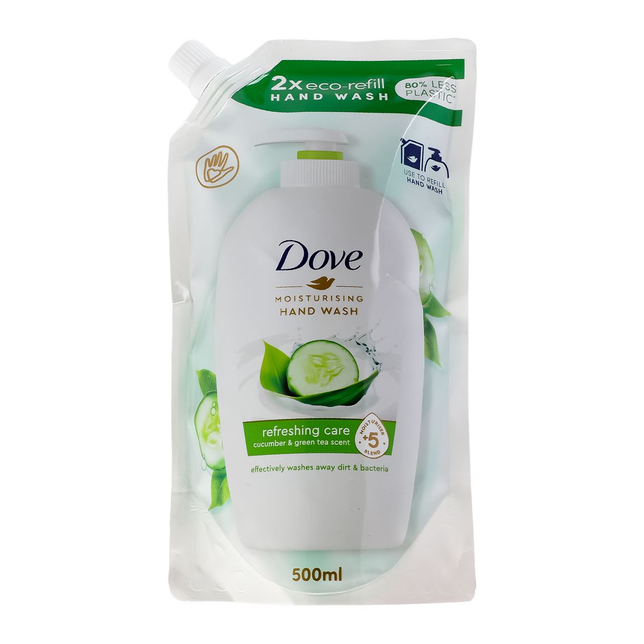 Dove Крем-мило Refreshing Care Cucumber&Green tea рід 500мл