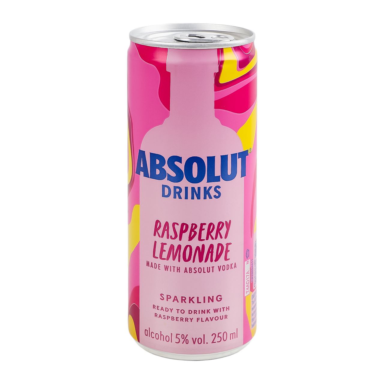 ABSOLUT Напій слабоалкогольний Raspberry lemonade 5% 250мл