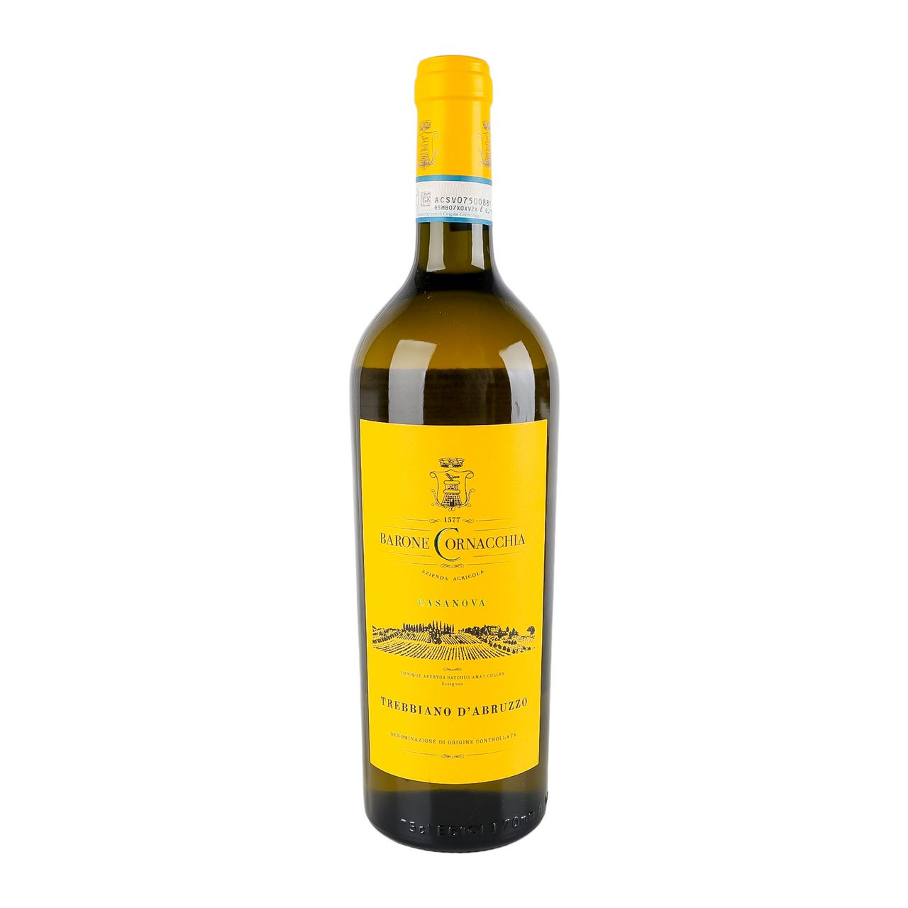 Barone Cornacchia Вино Trebbiano d’Abruzzo біле 12.5% 0.75л