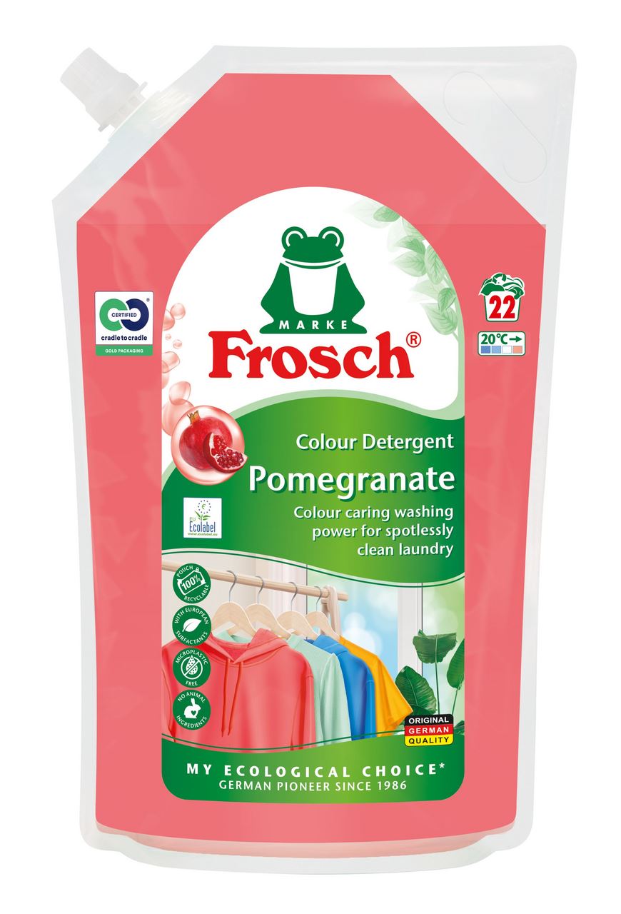 Frosch Пральний засіб Колор Гранат рідкий 1,5 л