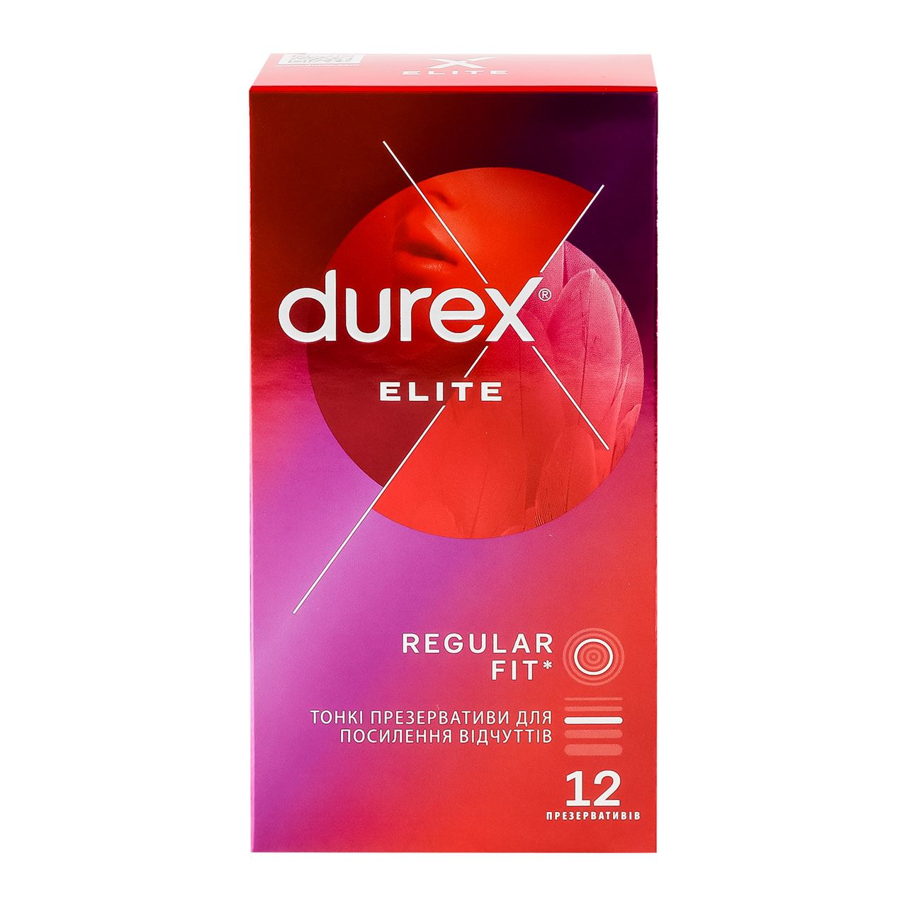 Durex Презервативи Elite латексні зі змазкою 12шт/уп