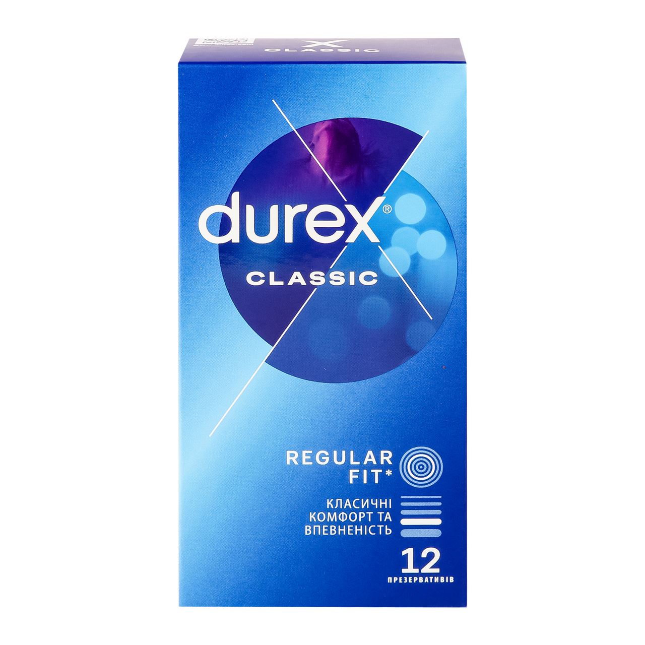 Durex Презервативи Classic латексні зі змазкою 12шт/уп