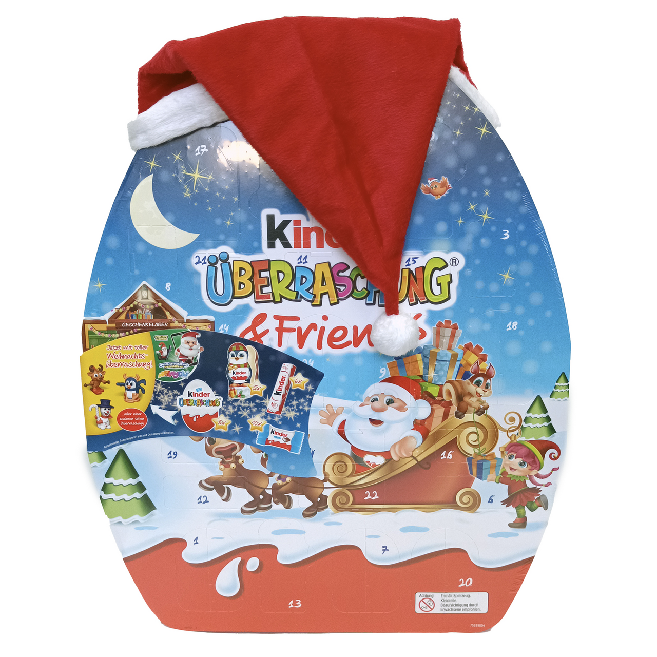 Kinder Адвент календар Überraschung & Friends 370г