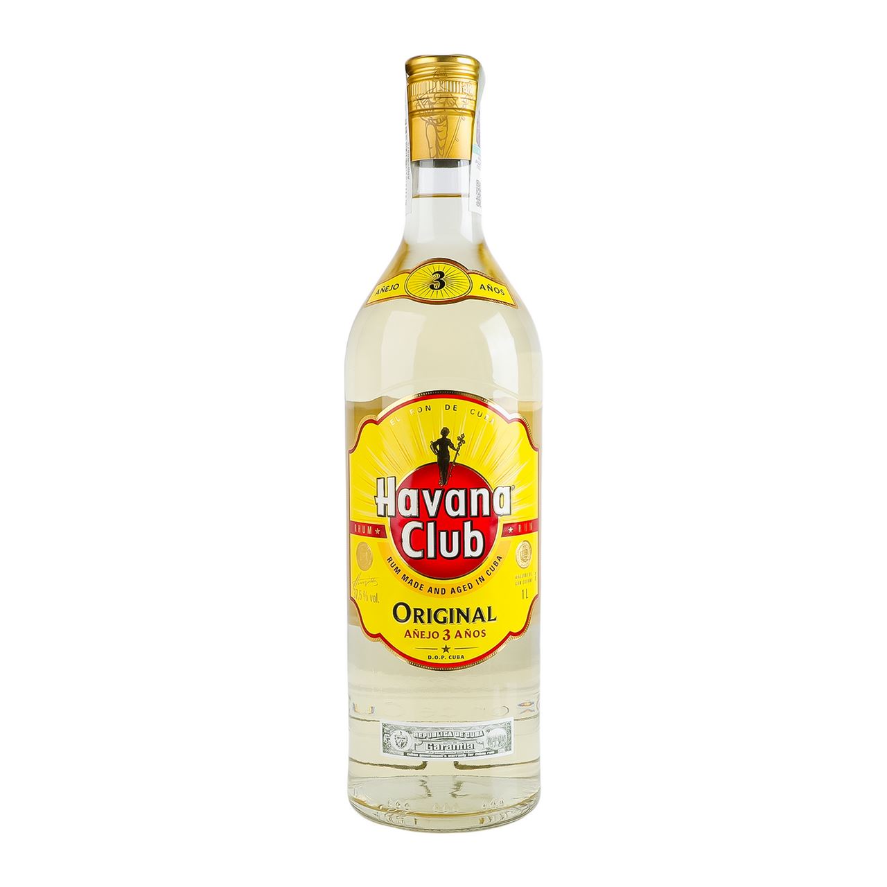 Havana Club Ром Original Anejo 3 Anos 37,5% 1л