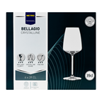 Келихи Metro Professional Bellagio №124207 д/вина 390мл 6шт