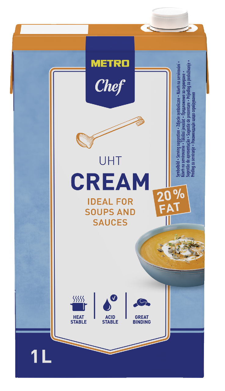 METRO Chef Вершки ультрапастеризовані 20% 1л