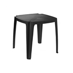 Стіл Tavolo пластиковий антрацитовий 75 × 75 см