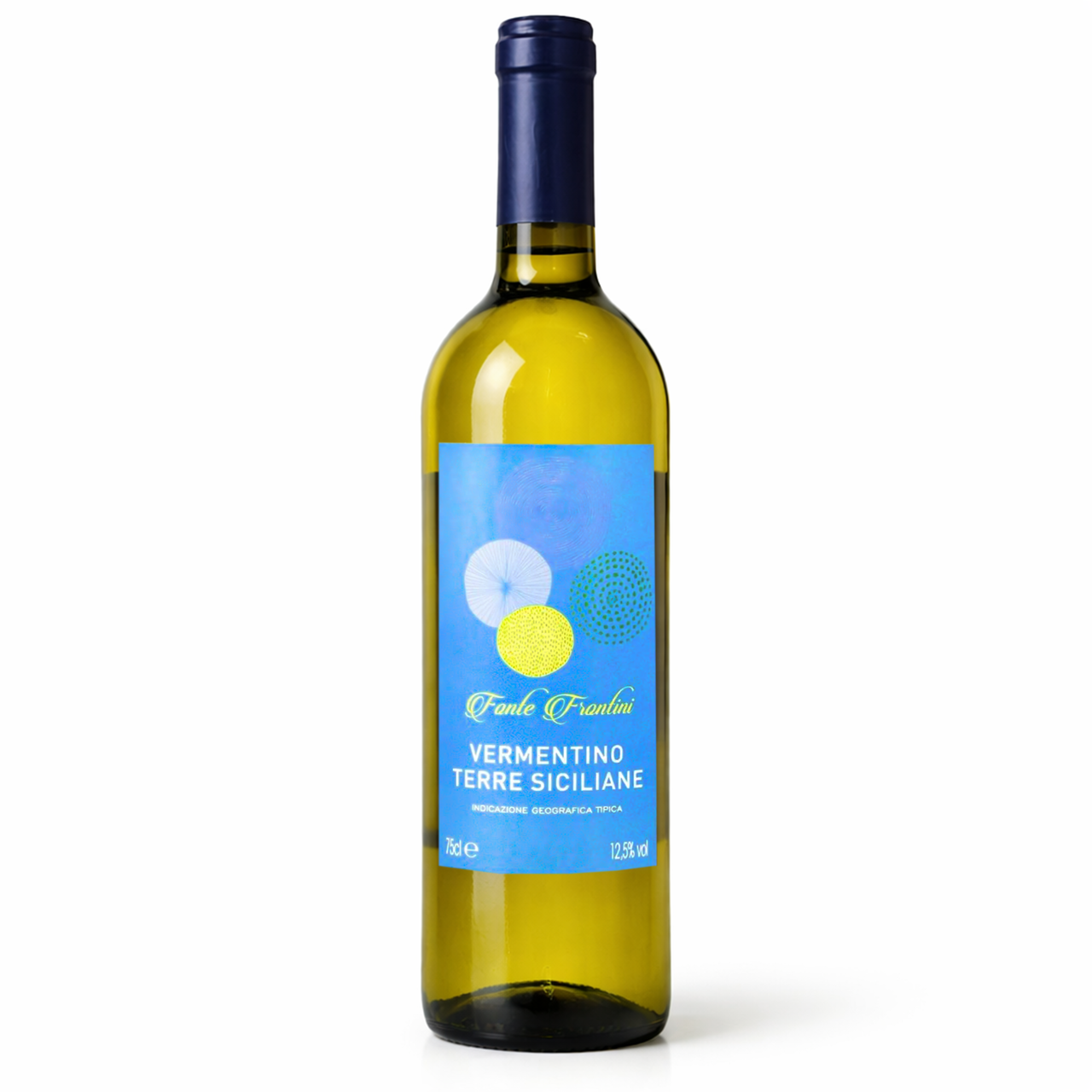 Fonte Frontini Вино Vermentino Terre Siciliane IGT виноградне сухе біле 0,75л