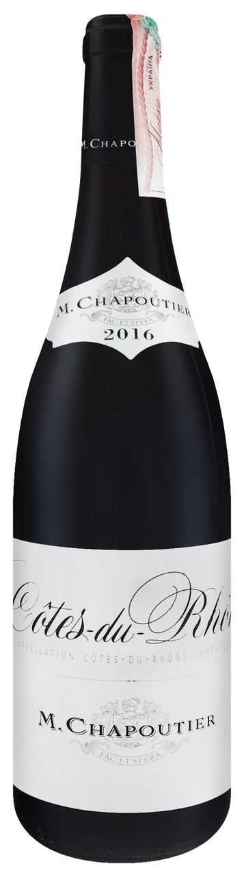 Chapoutier Вино Cotes du Rhone Red by Chapoutier 14% 0,75л