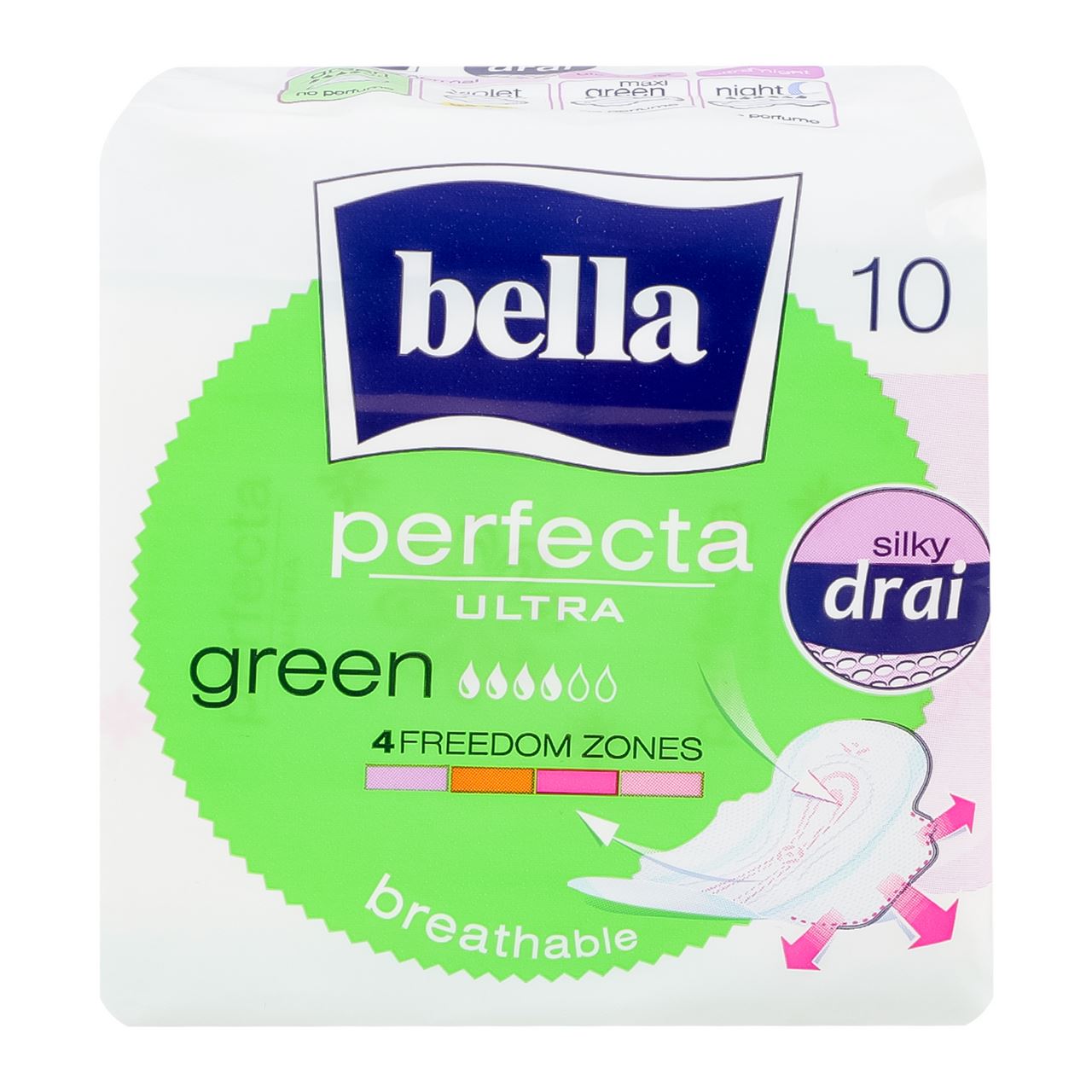 Bella Прокладки гігієнічні Perfecta Ultra Green 10шт