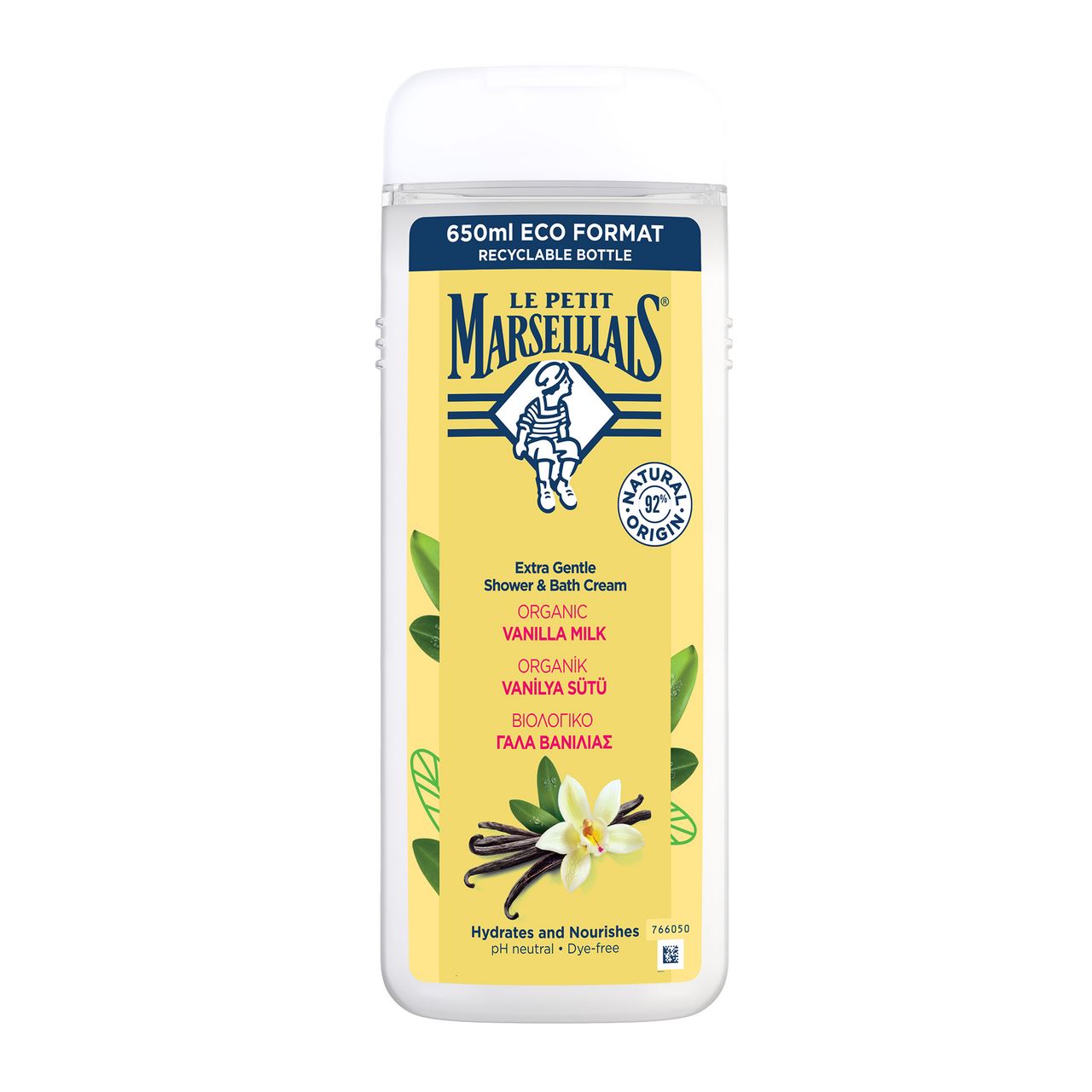 Le Petit Marseillais Гель для душу Vanilla Milk 650мл