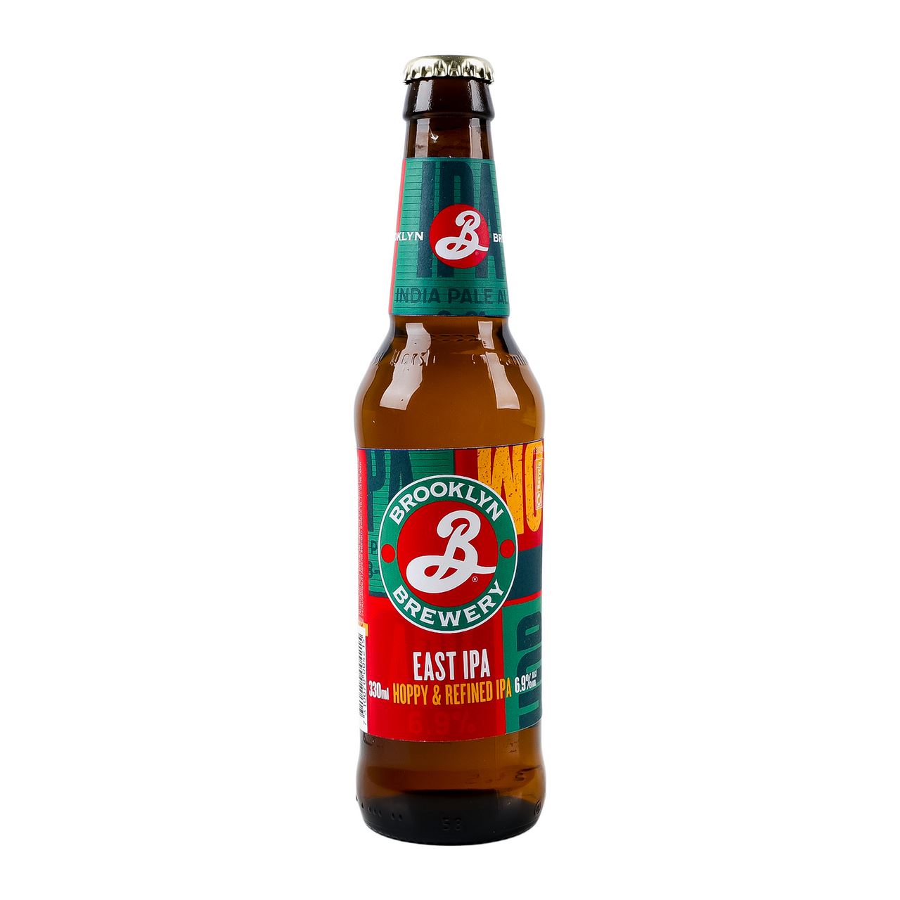Brooklyn Пиво East IPA Hoppy&Refined світле 6,9% 0,33л