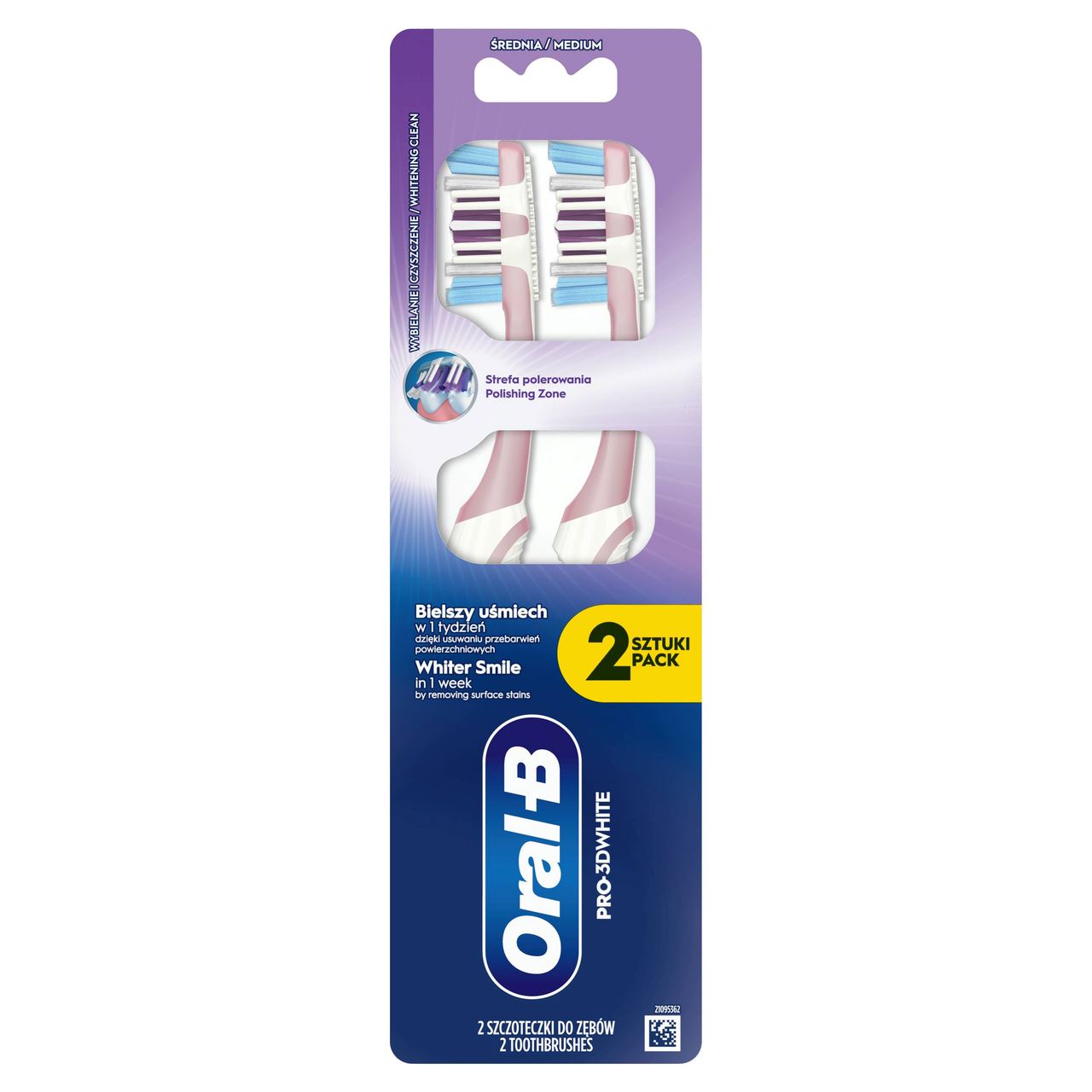 Oral-B Щітка Pro-3DW зубна середня 2шт