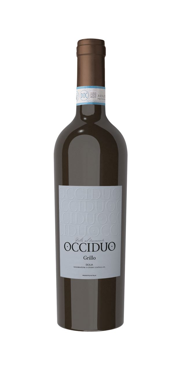 Occciduo Вино Grillo Sicilia Doc виноградне натуральне столове сухе біле 0,75л