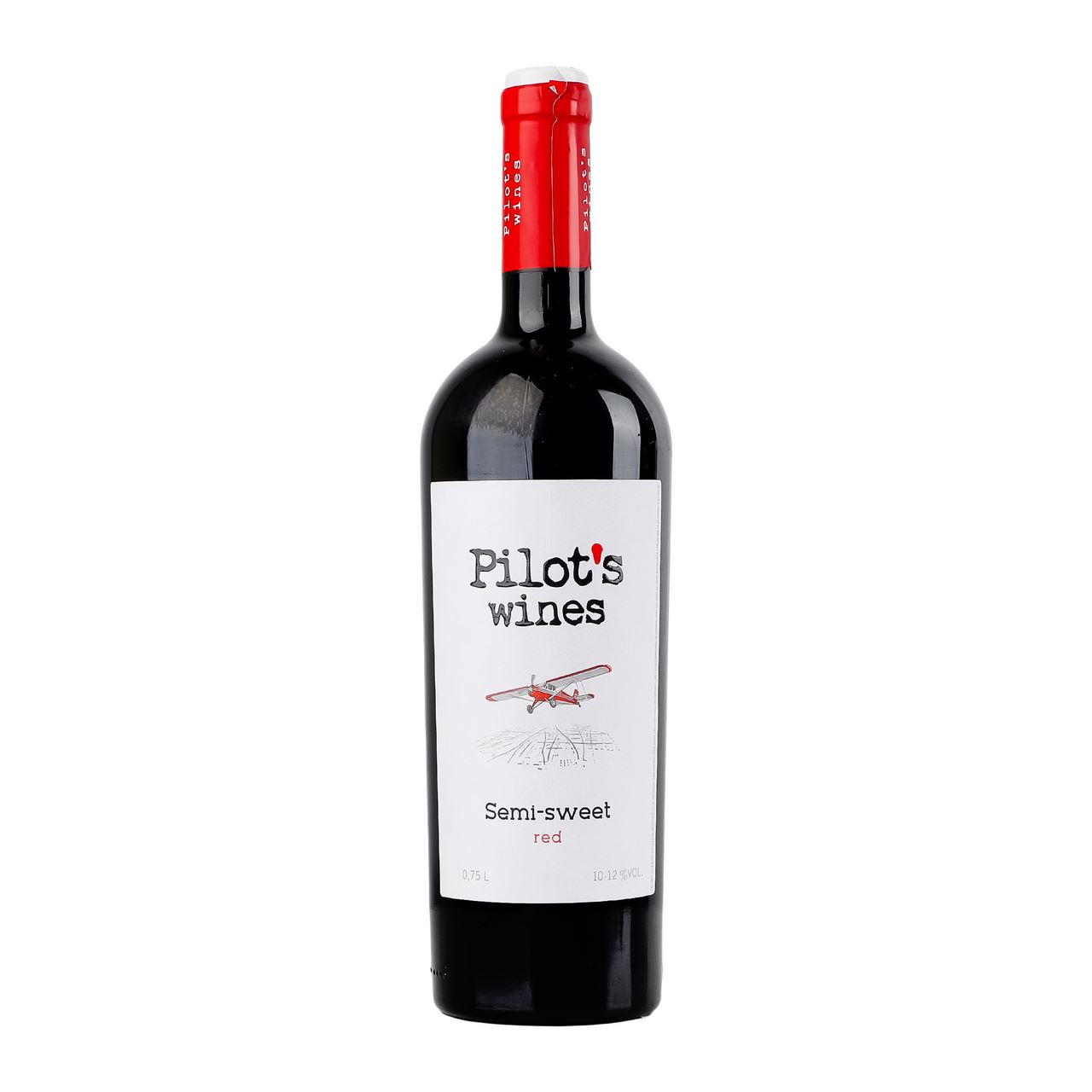 Pilots wines Вино червоне напівсолодке 10-12% 0,75л