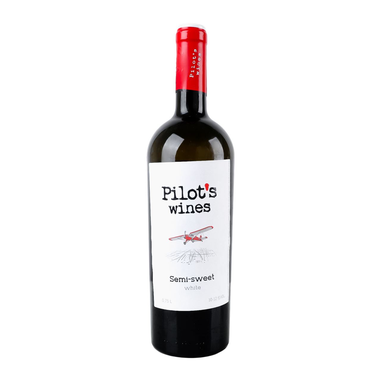Pilots wines Вино біле напівсолодке 10-12% 0,75л