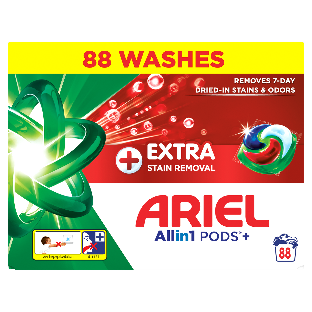 Ariel Гель Extra Hygiene Автомат рідкий в розчинних капсулах 88шт