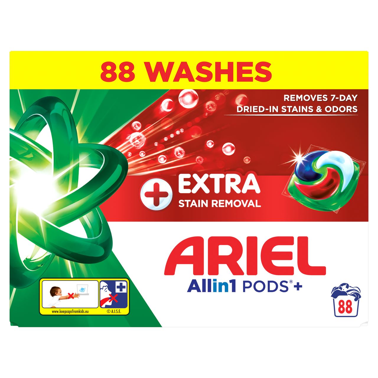 Ariel Гель Extra Hygiene Автомат рідкий в розчинних капсулах 88шт