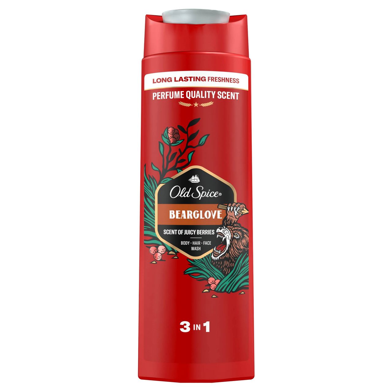 Old Spice Гель Bearglove для душу + шампунь 2в1 400мл