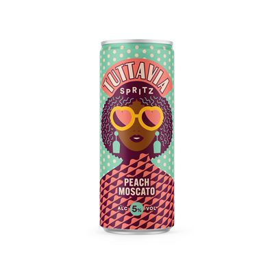 Tuttavia Шпрітс Spritz Peach Moscato зі смаком персика 0,25л