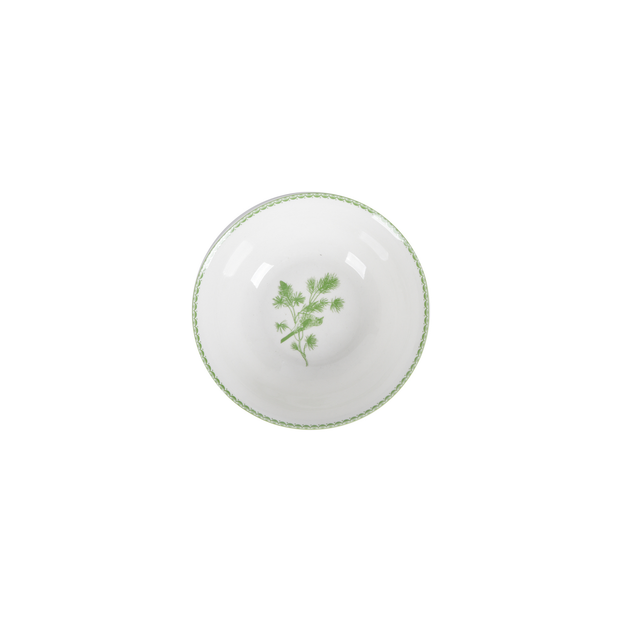 Tarrington House Тарілка глибока Green Floral 14 см