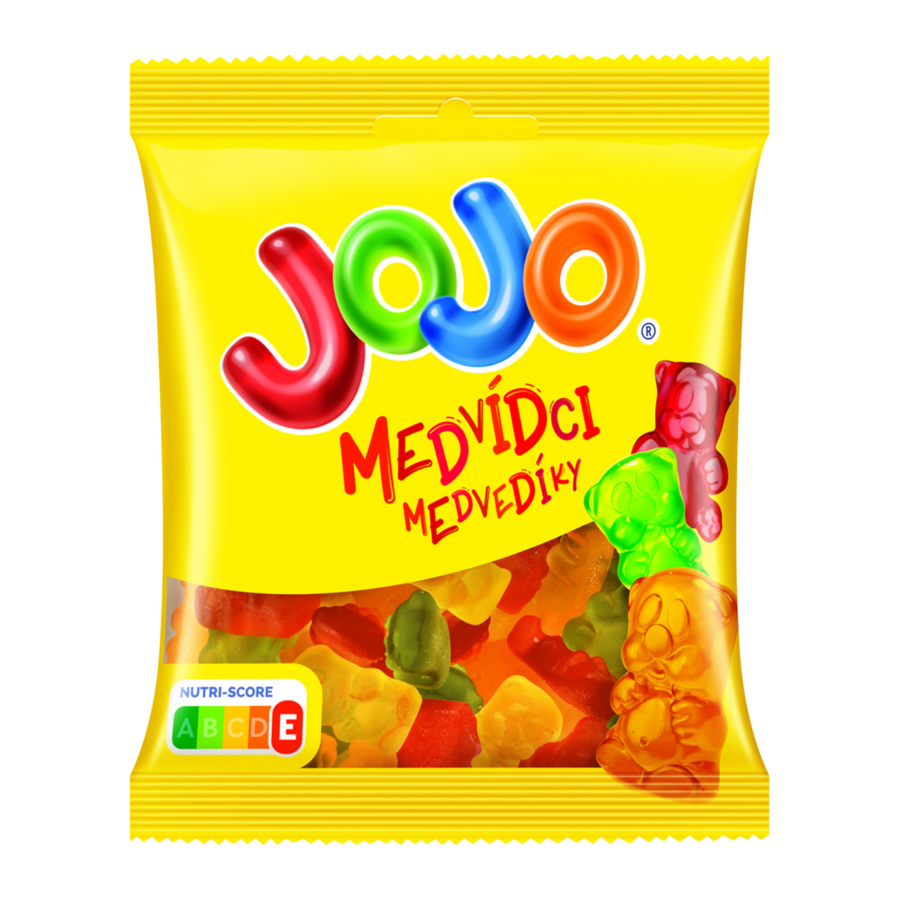 JOJO Цукерки желейні Bears з фруктовими смаками 80г