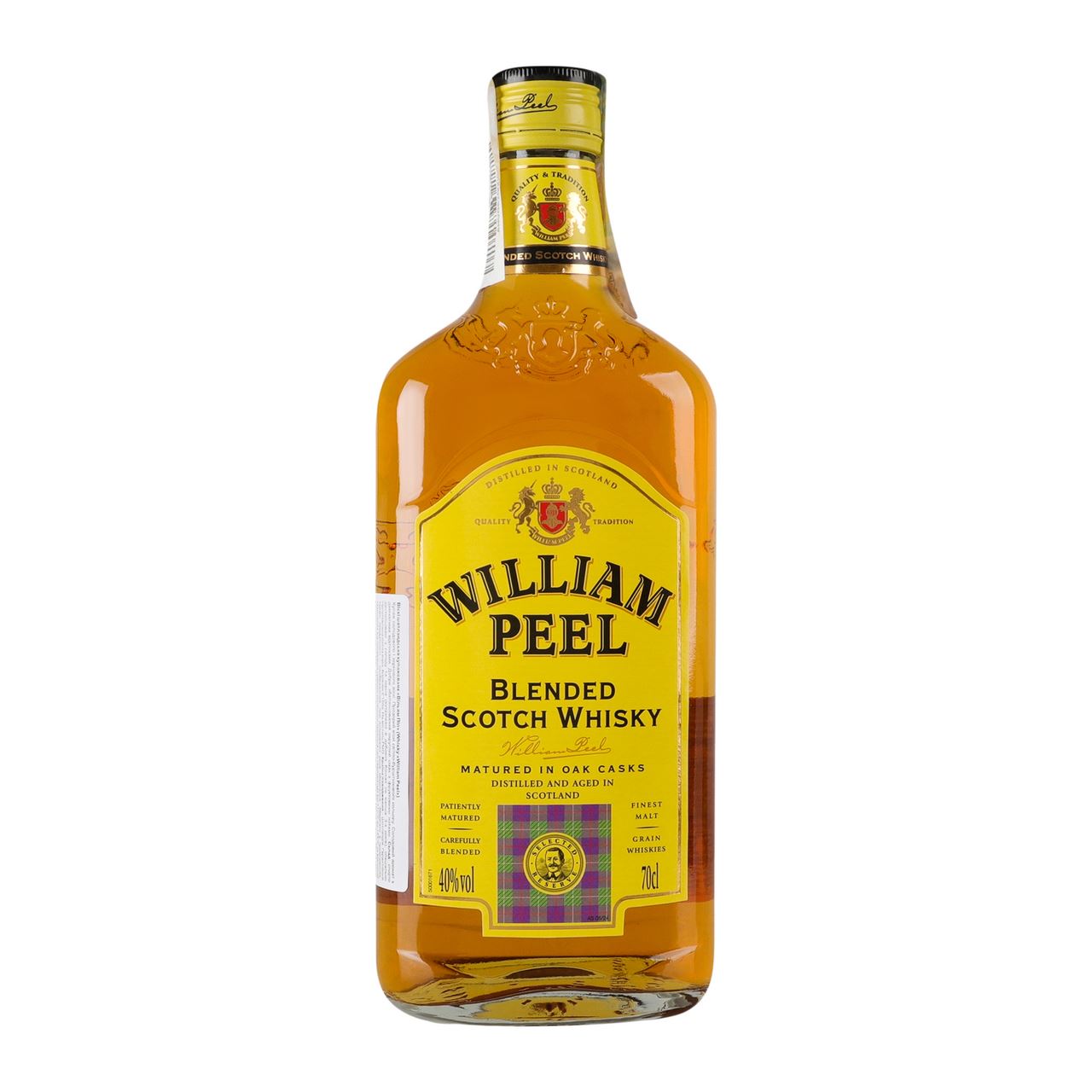 William Peel Віскі шотландське купажоване 40% 0,7л