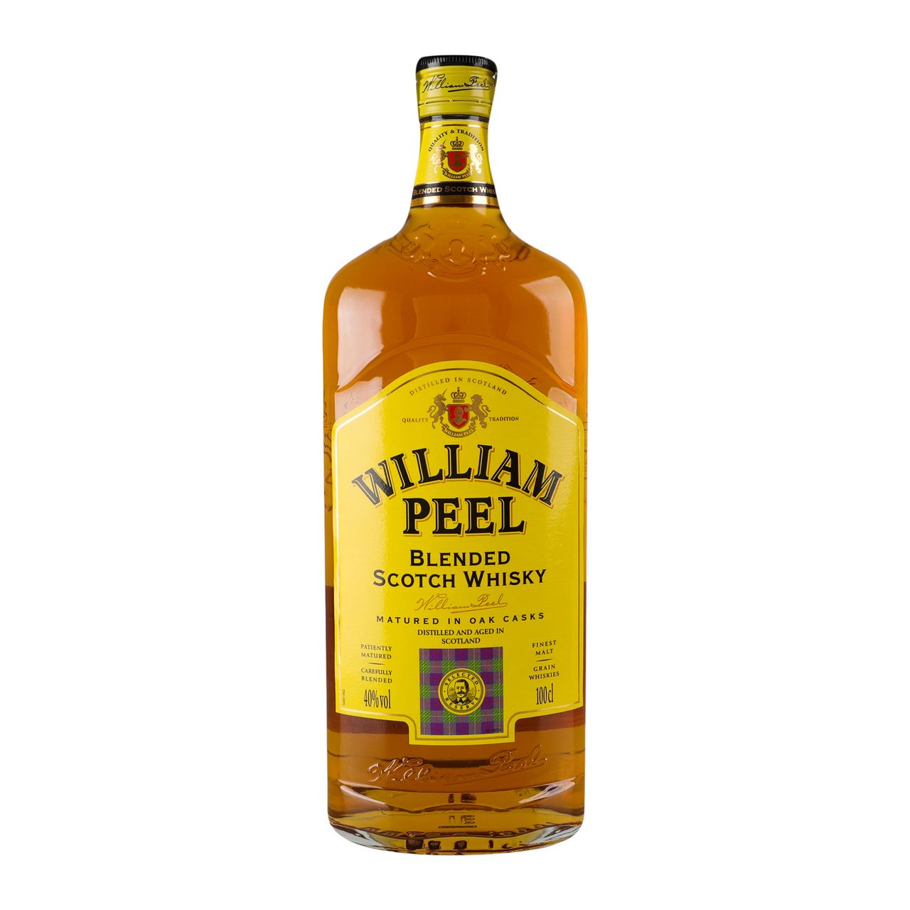 William Peel Віскі шотландське купажоване 40% 1л