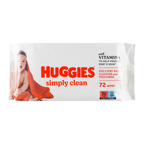 Huggies Серветки вологі Simply clean для дітей 72шт/уп