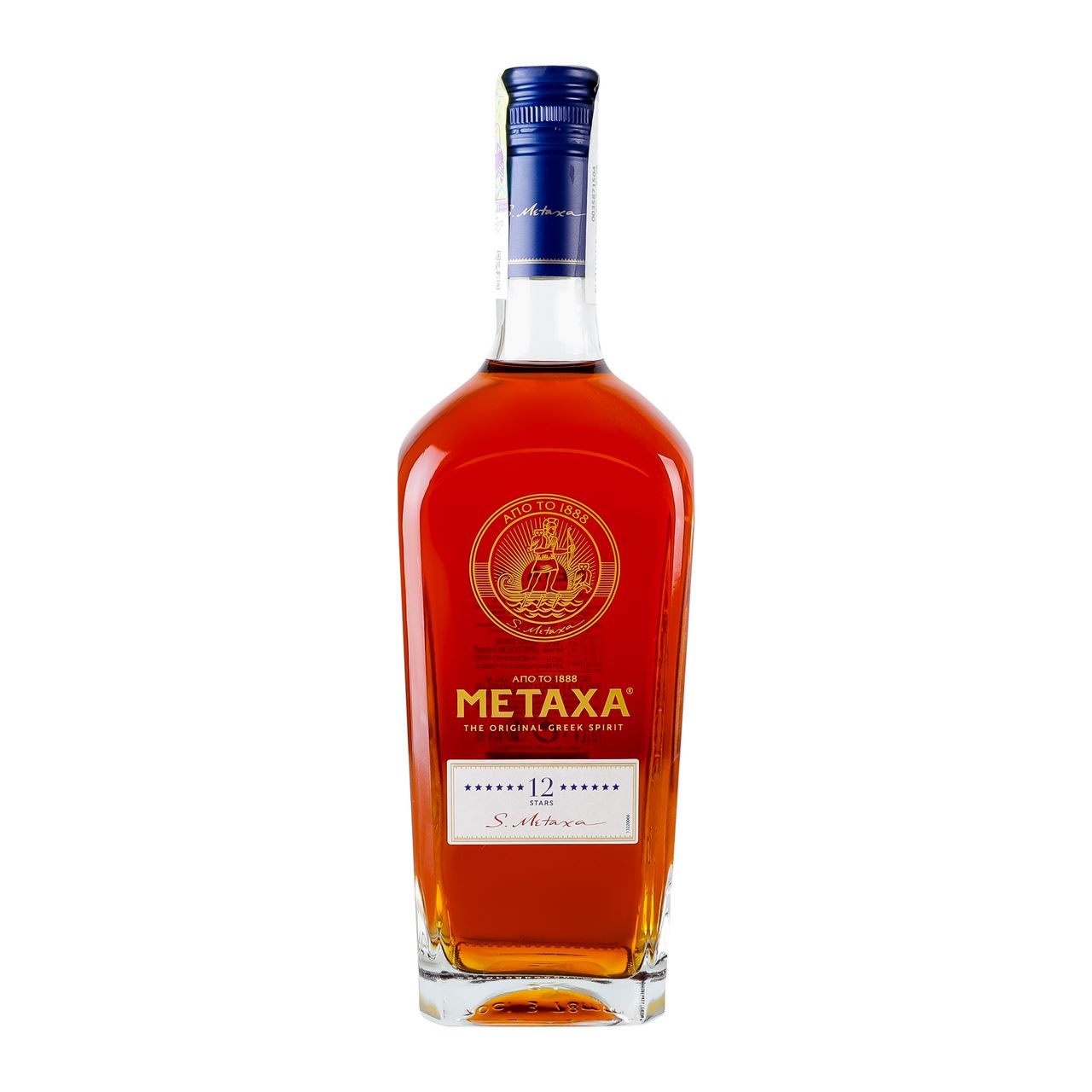 METAXA Напій алкогольний 12 зірок 40% 0,7л