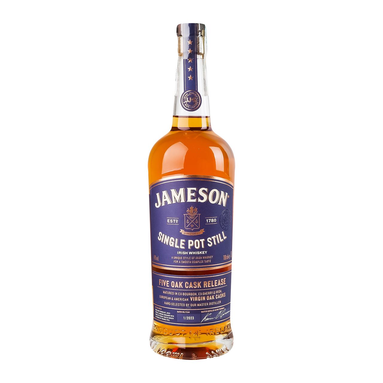 Jameson Віскі Single pot still ірландське 46% 0,7л