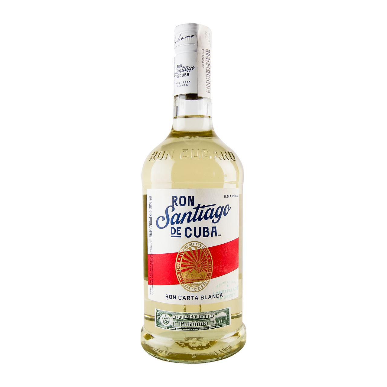 Santiago de Cuba Ром Carta Blanca 38% 0.7л